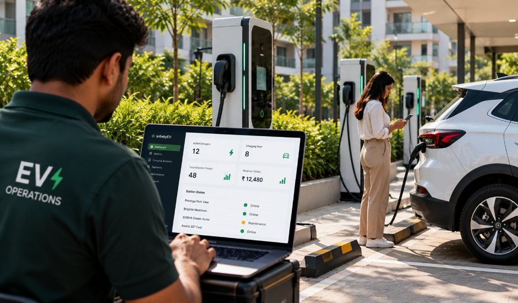 Operate the charging location every day.