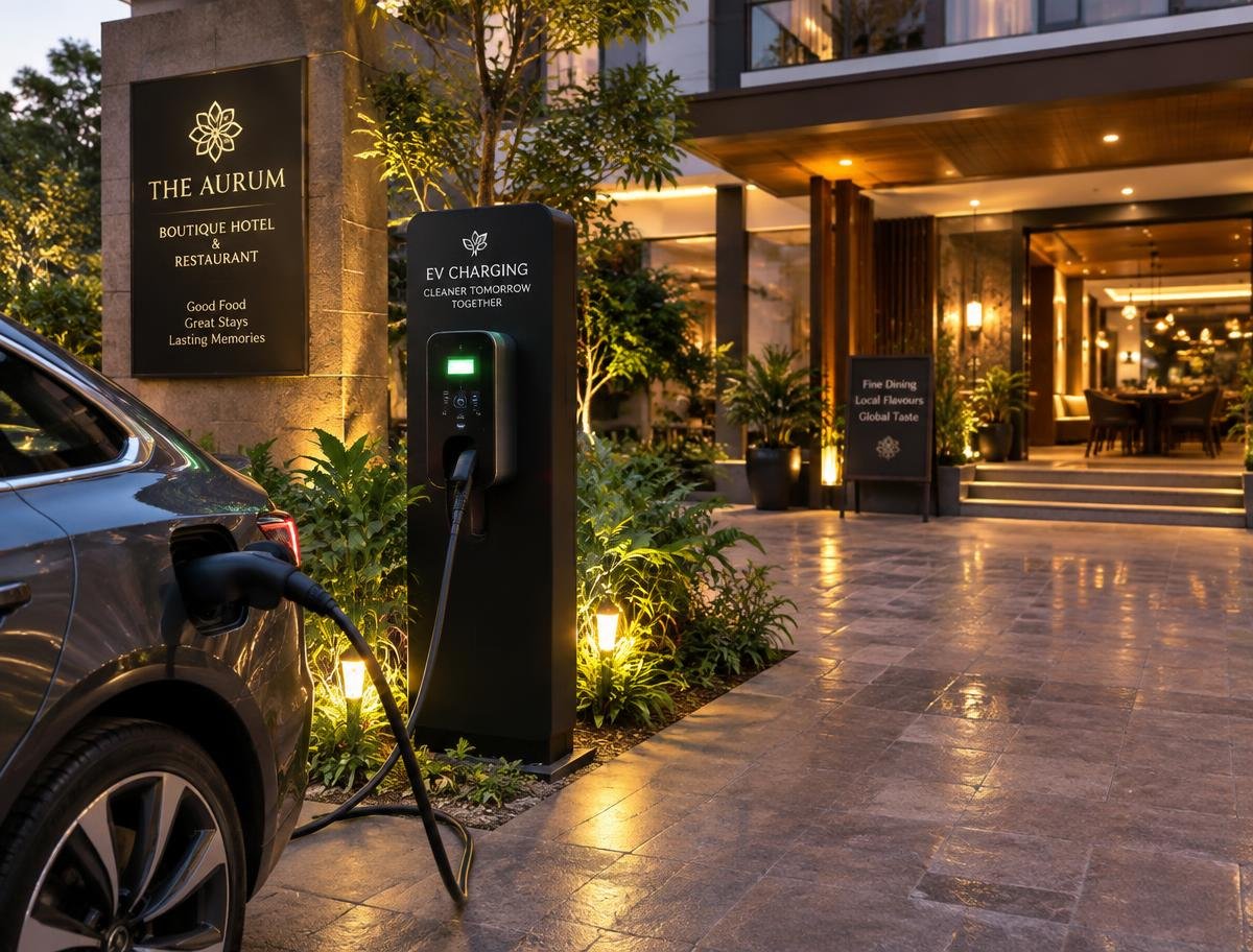 Restaurants & Hotels EV charging